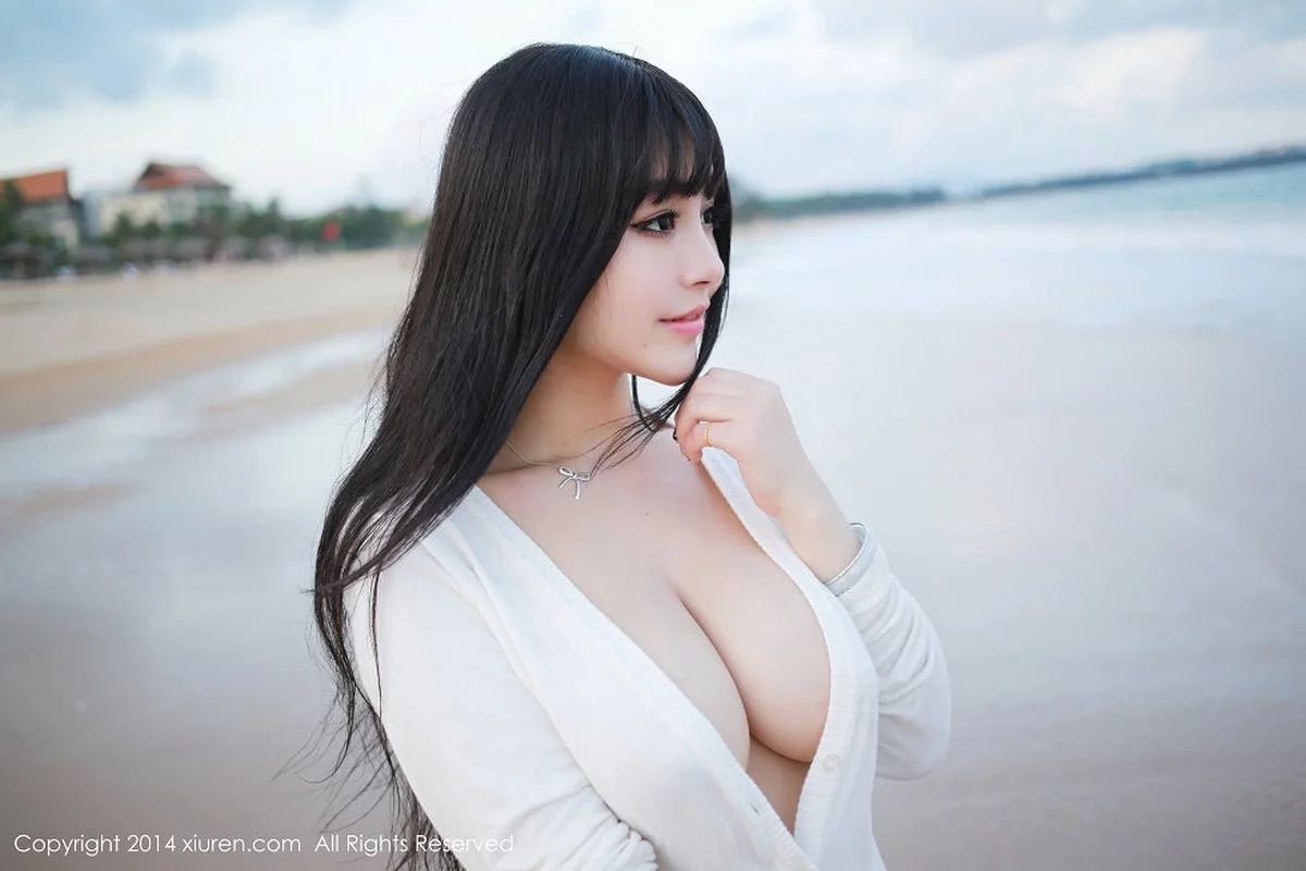[XiuRen秀人网]No.150_嫩模Barbie可儿三亚旅拍沙滩边性感内衣豪乳诱惑写真54P